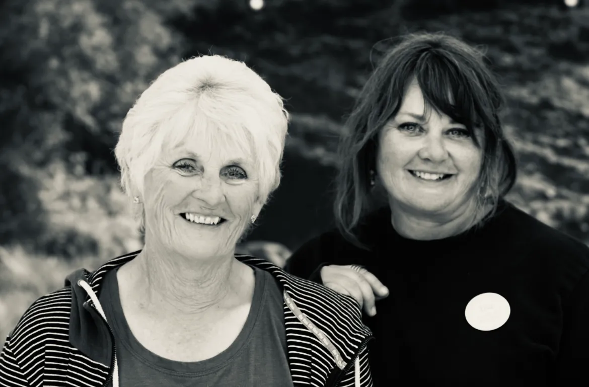 Lisa and Debby at Wilsey Ranch